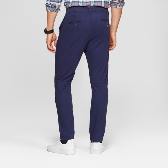 NEW Men's Navy Taper Fit Hennepin Chino Pants NWOT - Picture 2 of 8